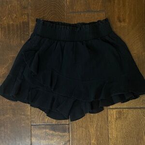 Darling Black Ruffle Women's Skort - Size Small